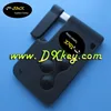 Free inspection car key 3 buttons Megane for renault card key shell
