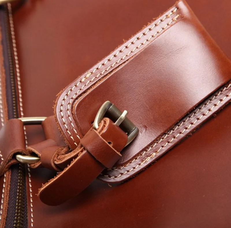 2015 Mens Leather Weekend Bag Travel Bag - Buy Men Leather Travel Bag ...