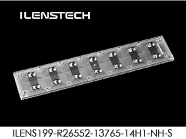 48/1 led optics lens 90 degree led lens square for car parks