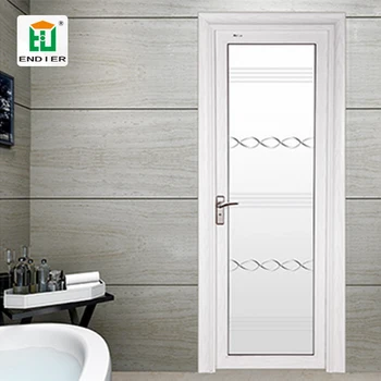 Puertas De Baño Esmeriladas Interiores Con Marco De Aluminio Puertas De