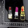 Lipstick style spangles sequins hot fix patch,comic hotfix patches