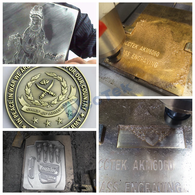 Easy Operation model mould making machine shoe mould making cnc machine AK6060