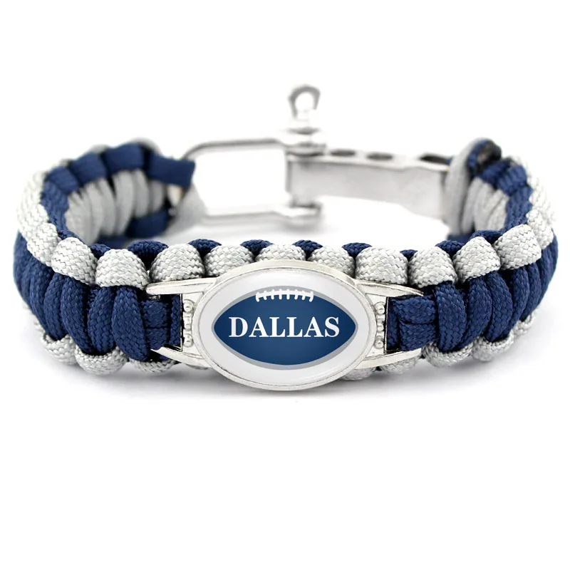 Dallas Cowboys Adjustable Paracord Bracelet