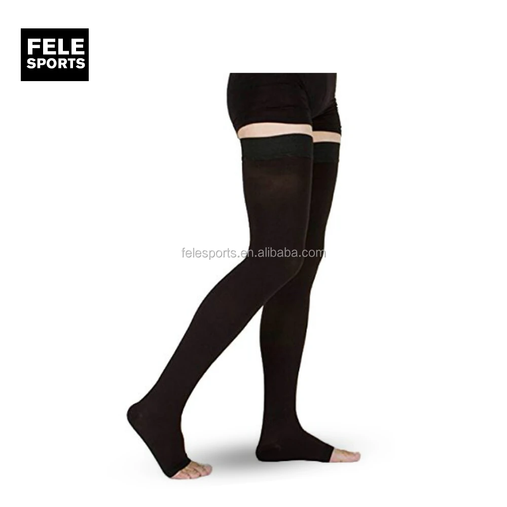 Open Toe Thigh High Firm Support 2030 Mmhg Gradient Compression