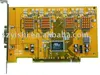Kguard 6802 DVR Card 4 Line Real Time H.264 DVR Card 4CH Video 4CH Audio Video Capture Card