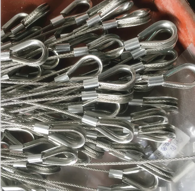 Sus 316 Sus 304 Stainless Steel Wire Rope With End Lock Clip Buy Sus