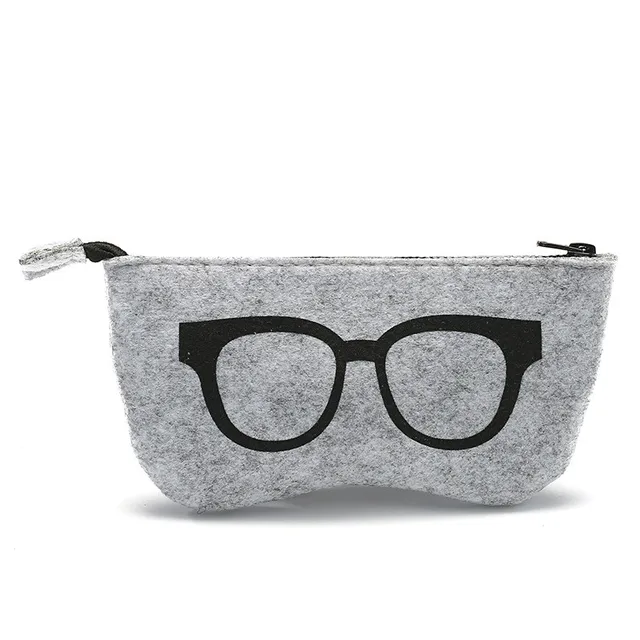 SZTARA Original Design Portable Soft Felt Slip In Pouch Case for Sunglasses or Reading Glasses