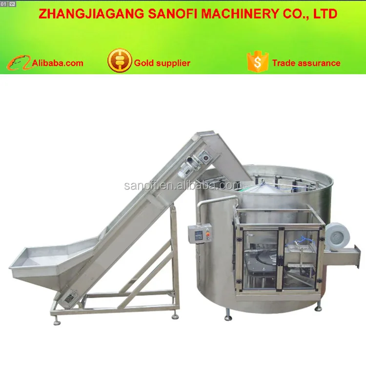 Sus304 Automatic Pet Bottle Unscrambler Sorting Machine Bottle Feeder