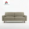Queenshome usa home furniture modern style wooden arm small canape gonflable classic. couch living clasico 3 seater sofa