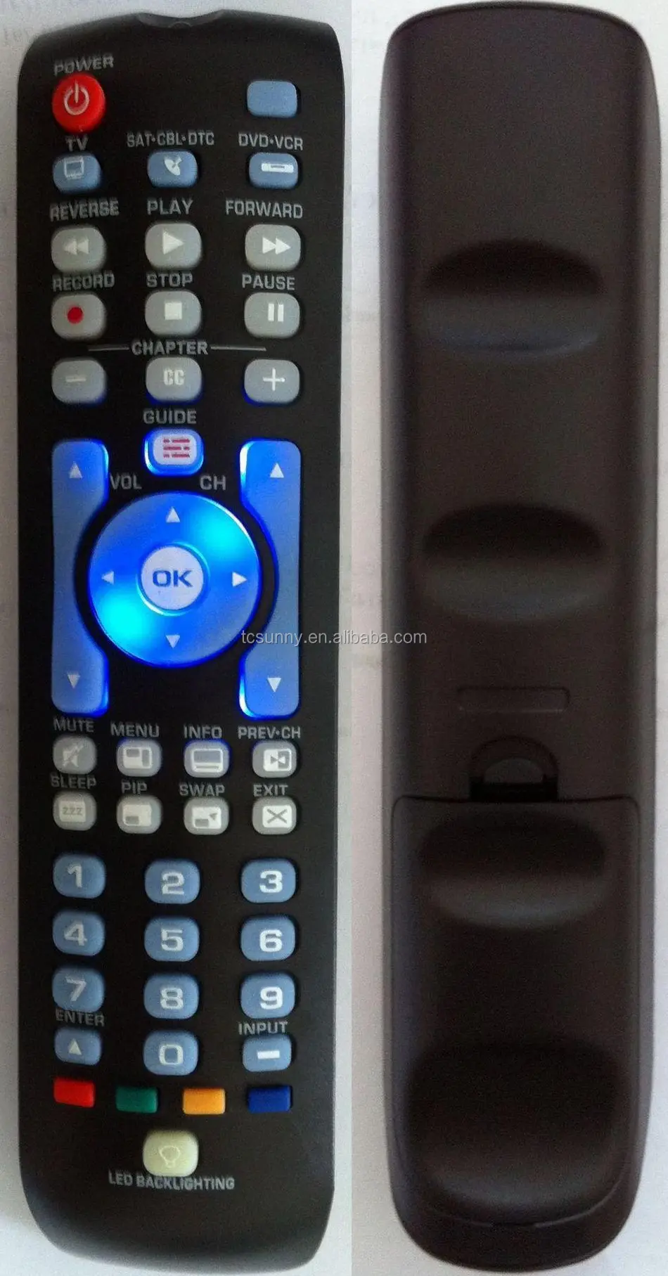 4 in 1 universal remote control RCA RCRN04GR Series TV/VCR.DVD/SAT