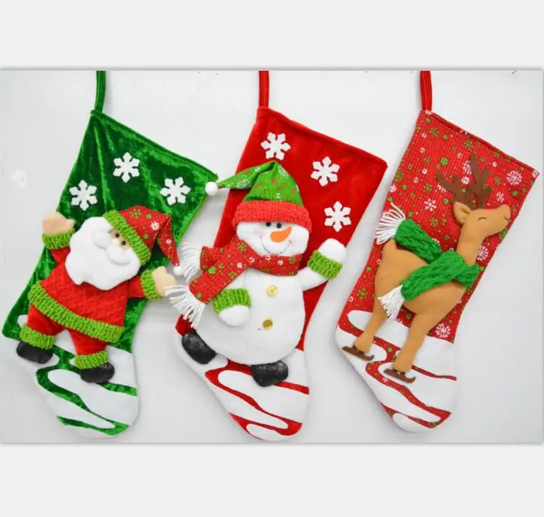 2018 New Design Lovely Christmas Socks Decoration - Buy Christmas Socks ...