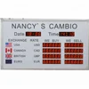 Hot selling Led Money exchange display board /Led digital scrolling message exchange rate sign