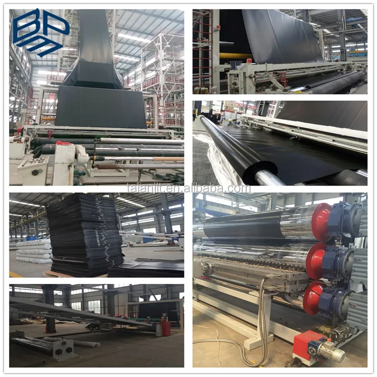 black hdpe geomembrane