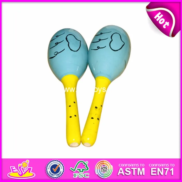 Hot Sale Kid Musical Wooden Maracas Sound For Wholesale W07i054 Buy