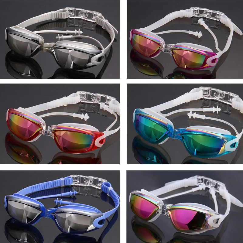 Professional Silicone Myopia Swimming Goggles Antifog Uv Swimming