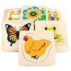 Amazon hot selling kids cognitive toy creative process 3D layer puzzle