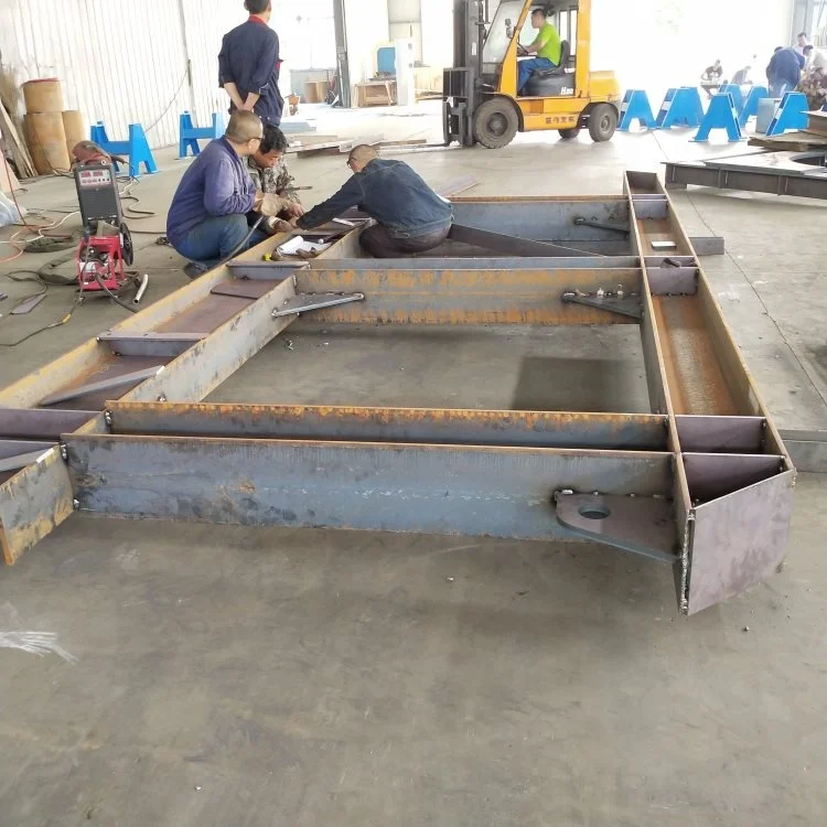 Heavy Structural Steel Beam Fabrication With Shear Studs/steel