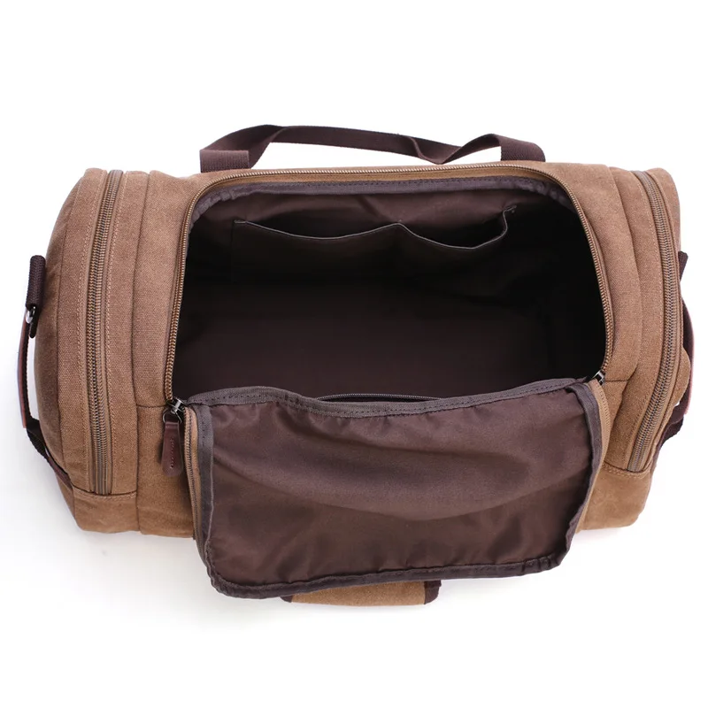 Retro design canvas travel bag outdoor sports bag for business