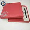 Notebook with pen set inside leather agenda and gift