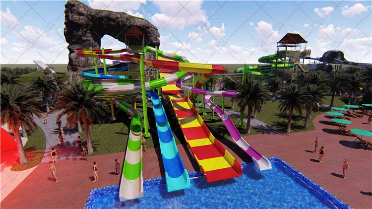 Fiberglass Water Parks Slides For Sale +waterpark Fiberglass Products ...