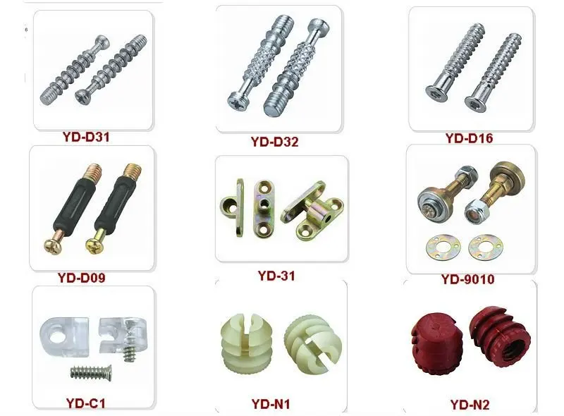 Cam Bolts & Fixing Dowels Flat Pack Fittings For Furniture Buy Fixing