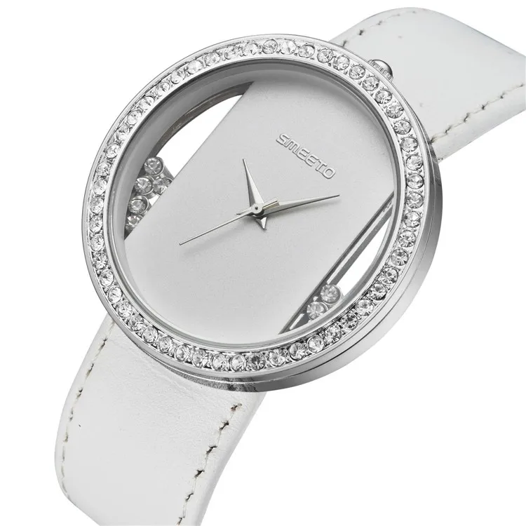 Smeeto 3 Atm Reloj De Pulsera Resistente Al Agua Con Diamantes De Moda Para Mujer Con Correa De Cuero Genuino Relojes De Cuarzo Para Mujer Buy Smeeto 3 Atm Reloj De Pulsera Resistente Al Agua Con Diamantes De Moda Para Mujer Con Correa De Cuero Genuino Relojes De Cuarzo Para Mujer Buy