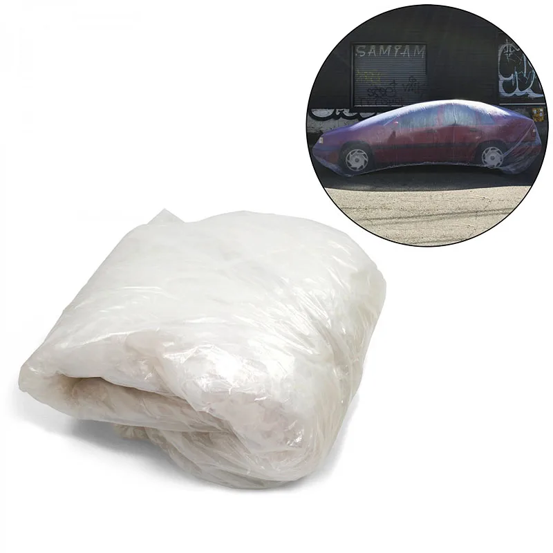 Competitive Price Plastic Pe Rain Protection Automobile Cover,Plastic