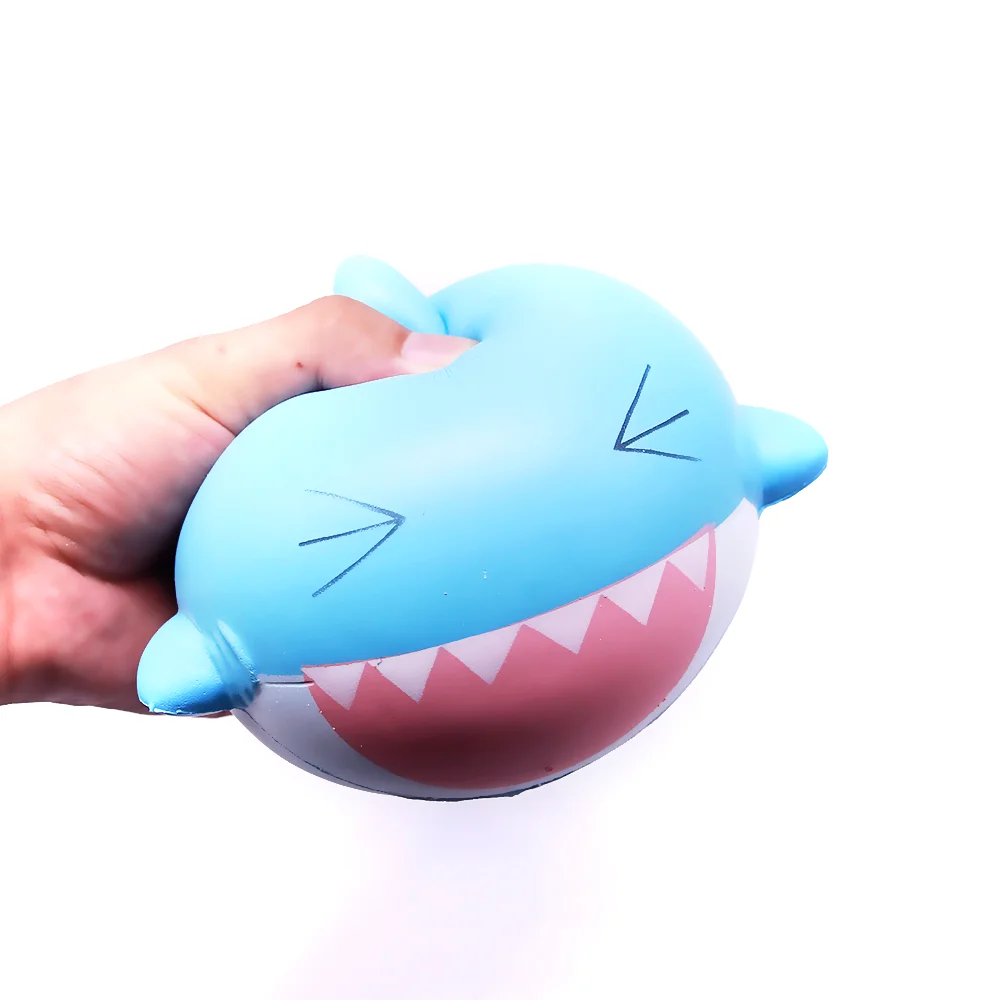 shark squishy pillow