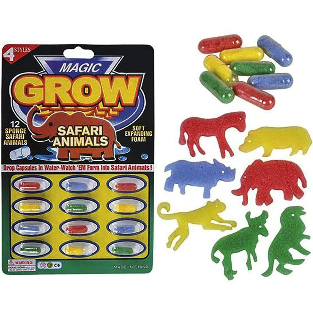Details about  / New 12pcs Water Absorption Larger Capsule Horse DIY Expansion Grow Toy Random