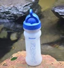 Diercon water purifier bottle food grade plastic water bottle squeezing operation outdoor sports drinking water bottle (PB01M)