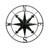 Metal Wall Sculptures Distressed Metal Indoor/Outdoor Compass Rose Wall Hanging 28 Inch