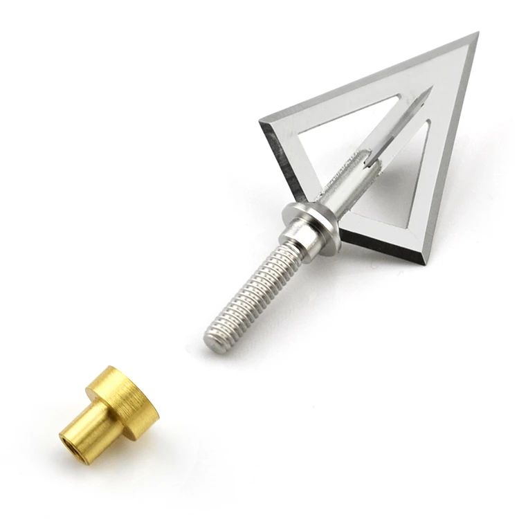 Hunting Arrow Selfadjustable Weight Fixed Blade Onepiece 125 Grain