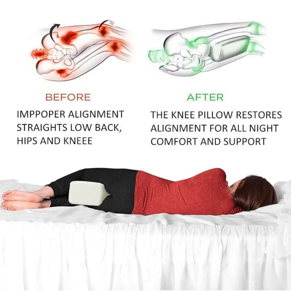 Memory Foam Pillow Pain Relief For Sciatic Nerve Knee Hip Back