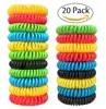 Mosquito Repellent Bracelets Mosquitoes and Bugs No Deet Packaged in a Resealable Zip Lock Bag