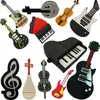 Hot sale unique music shape usb 8gb/16gb/32gb memory disk