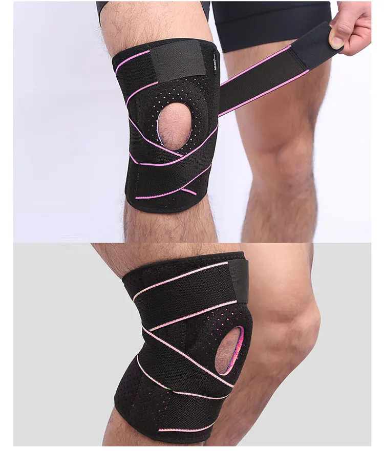 Breathable Elastic Weight Lifting Knee Sleeves Buy Weight Lifting