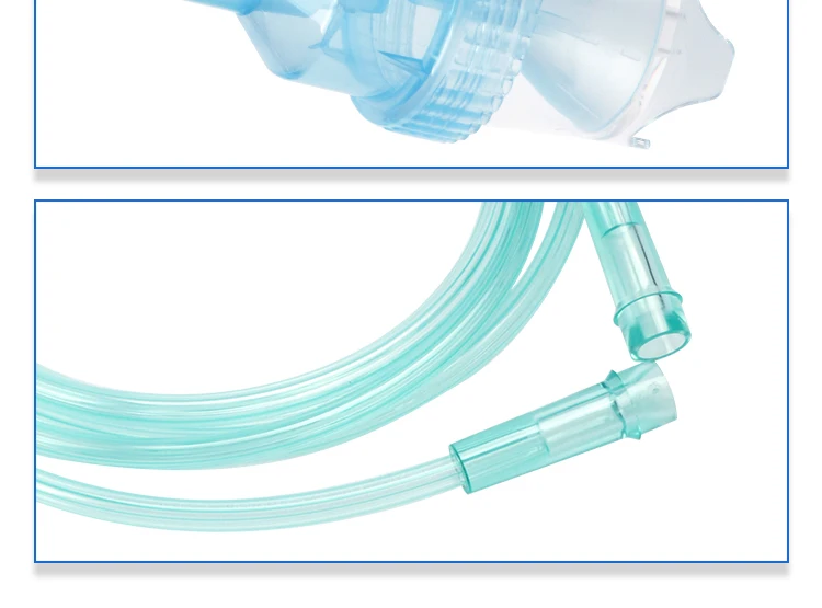 CE ISO Approved Medical Grade PVC Disposable Nasal With Tubing Nebulizer Mask