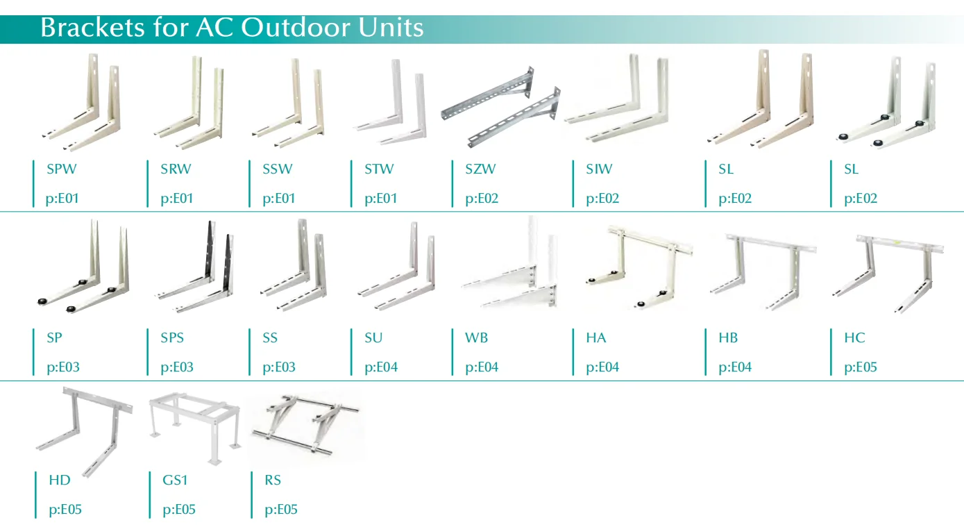 High quality SPW Welded Metal Brackets with Heavy carring capacity for Air conditioner