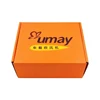 High quality hair dryer packing orange shipping box printing packaging custom