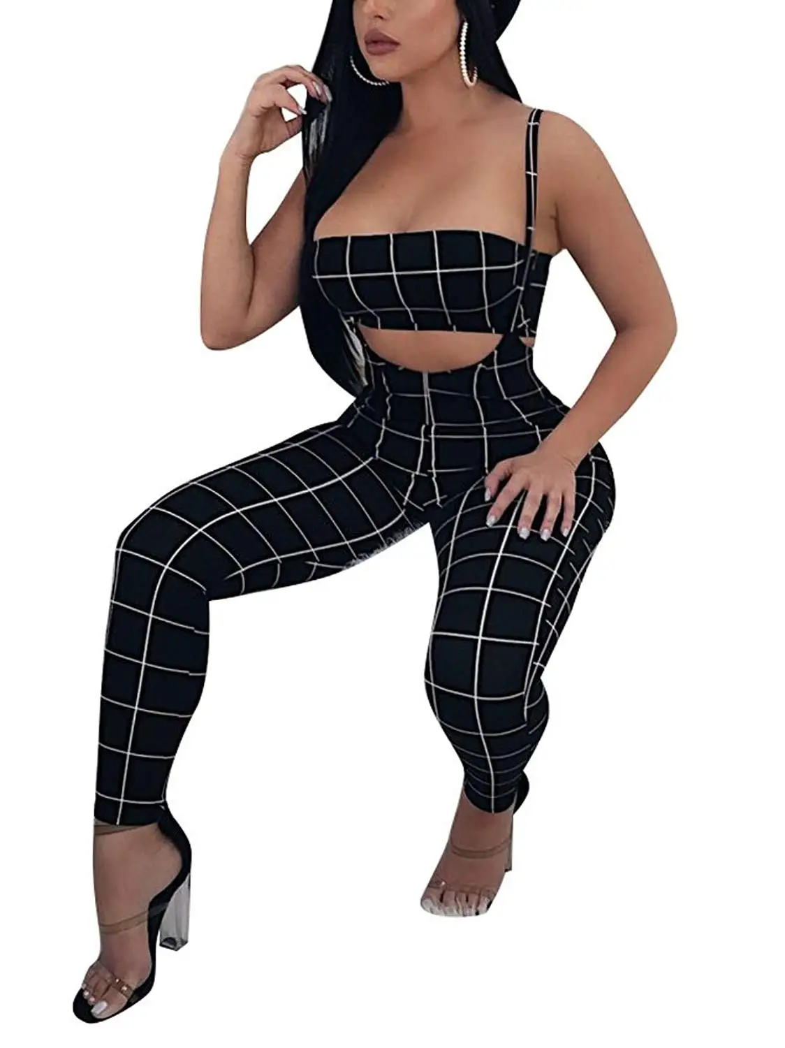 bodycon jumpsuit black