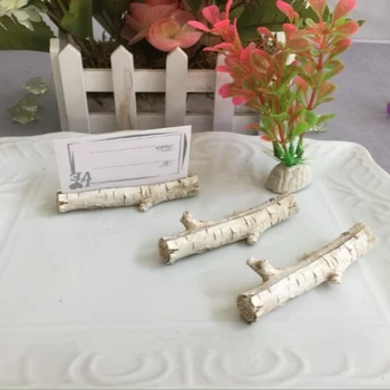 Wood Place Card Holders Rustic Wedding Table Number Holder