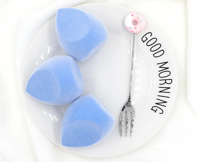 Cosmetic Velvet beauty egg Super Soft non-latex beauty sponge puff microfiber makeup sponge