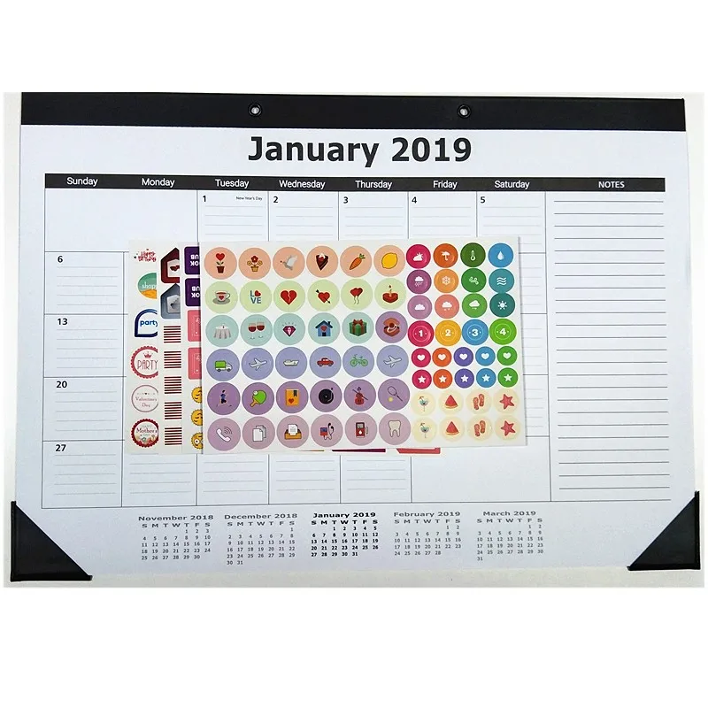 Custom 365 M One Page A Day Calendars Desk Calender Next Day Delivery
