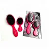 Soft Touch durable fancy hair brush plastic adult baby hair brush set for domestic use
