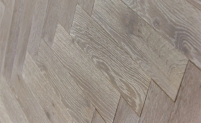 120mm Width Natural Oiled Unfinished Customerized Real Solid Herringbones Wood Flooring