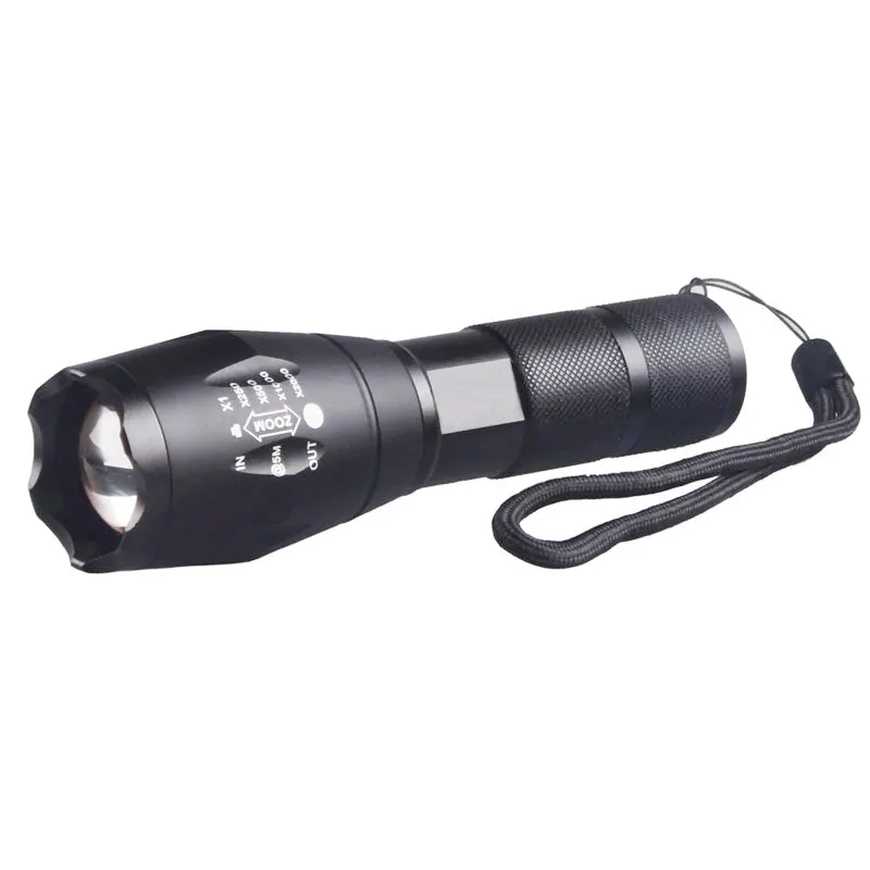Waterproof Aluminum 18650 T6 Battery 1000 Lumen Tactical Led Flashlight