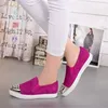 2017 designer top quality smooth suede shiny rhinestone flat casual women shoes from China