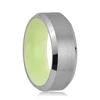 Wholesale Fluorescent Luminous Ring Men Tungsten Jewelry