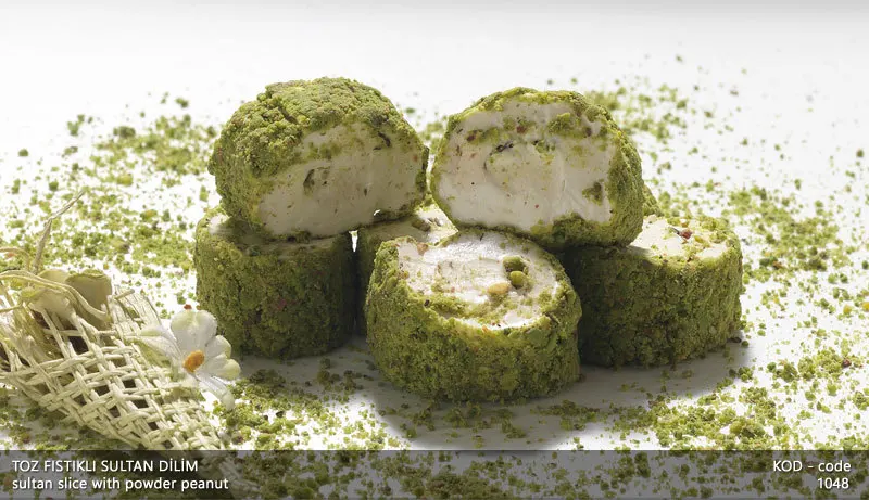 Turkish Delight with Pistachio Kadayif