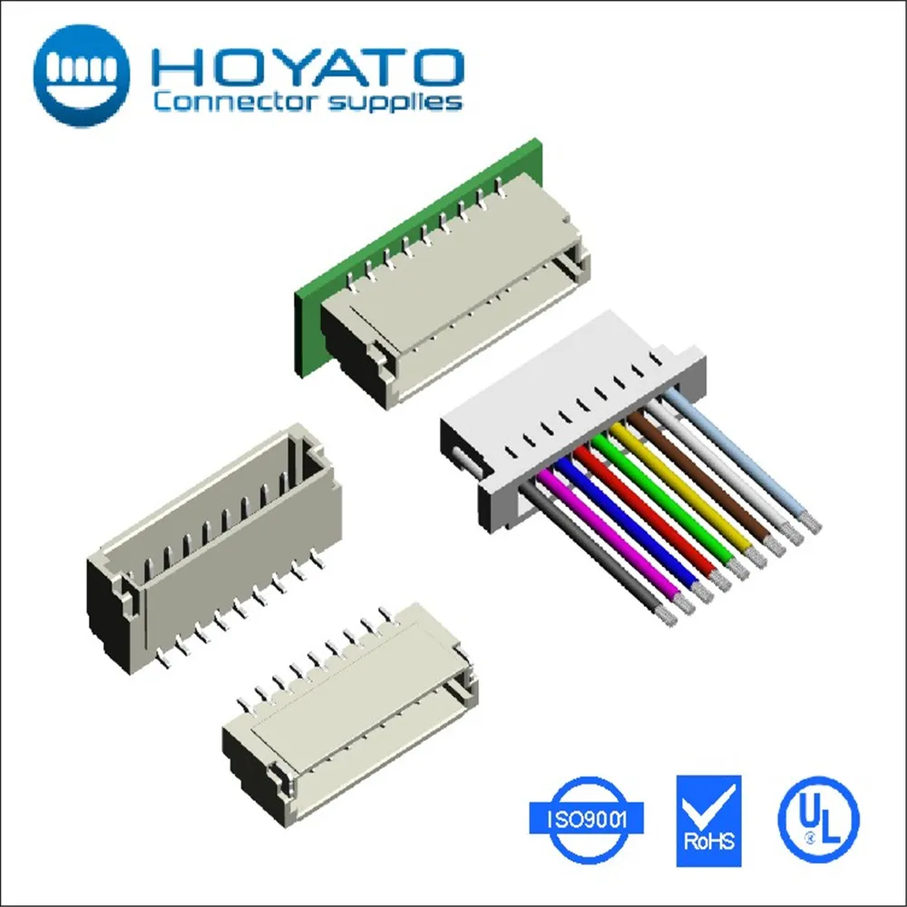 Equivalent JST SH/SR/SZ BM09BSRSSTB 1.0mm 9Pin connector straight smt